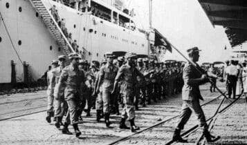 Desembarque das tropas coloniais em Luanda, 1962. 
